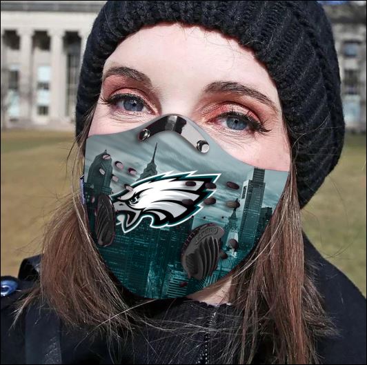 Philadelphia Eagles filter activated carbon face mask