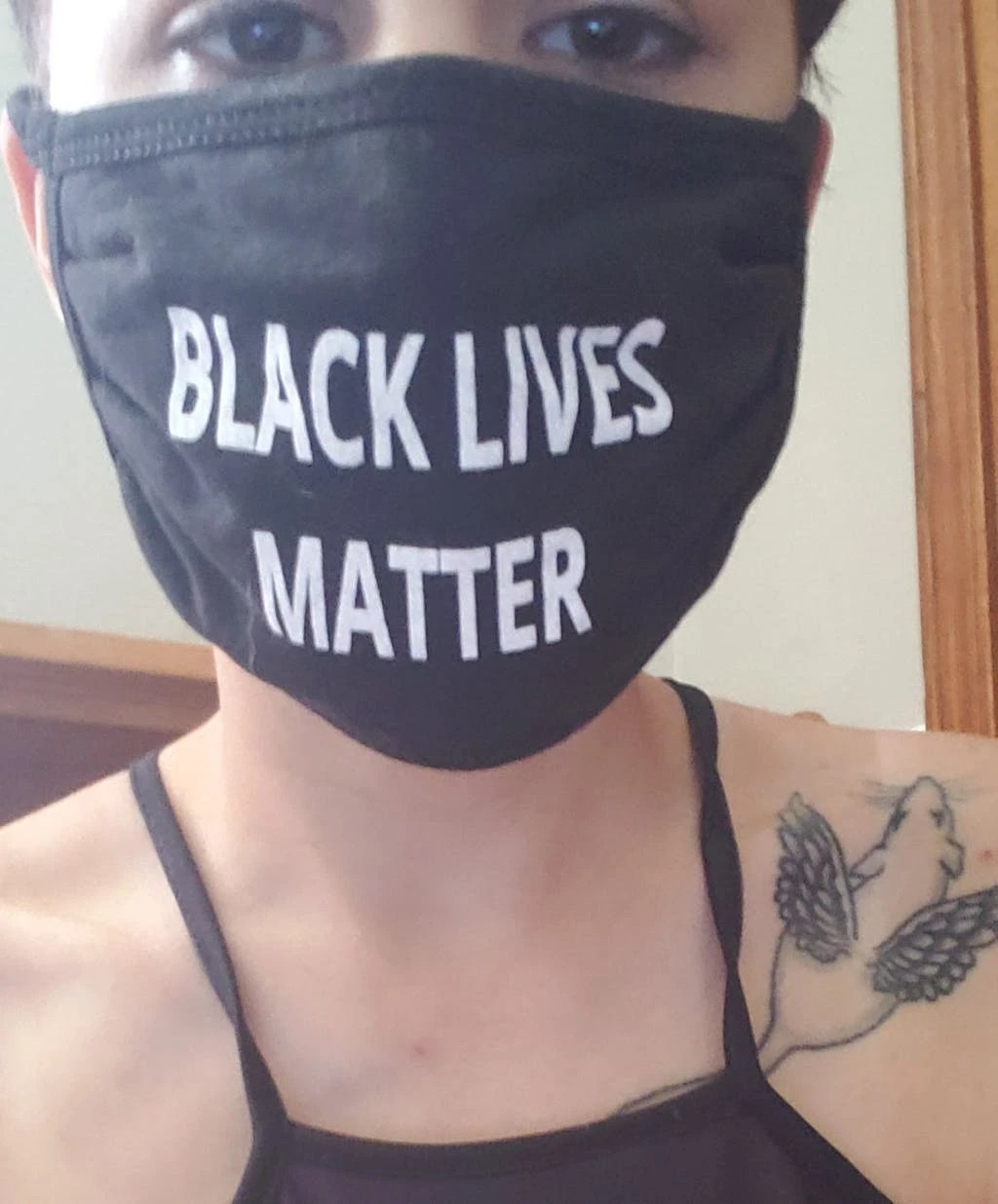 Black lives matter cloth face mask 5