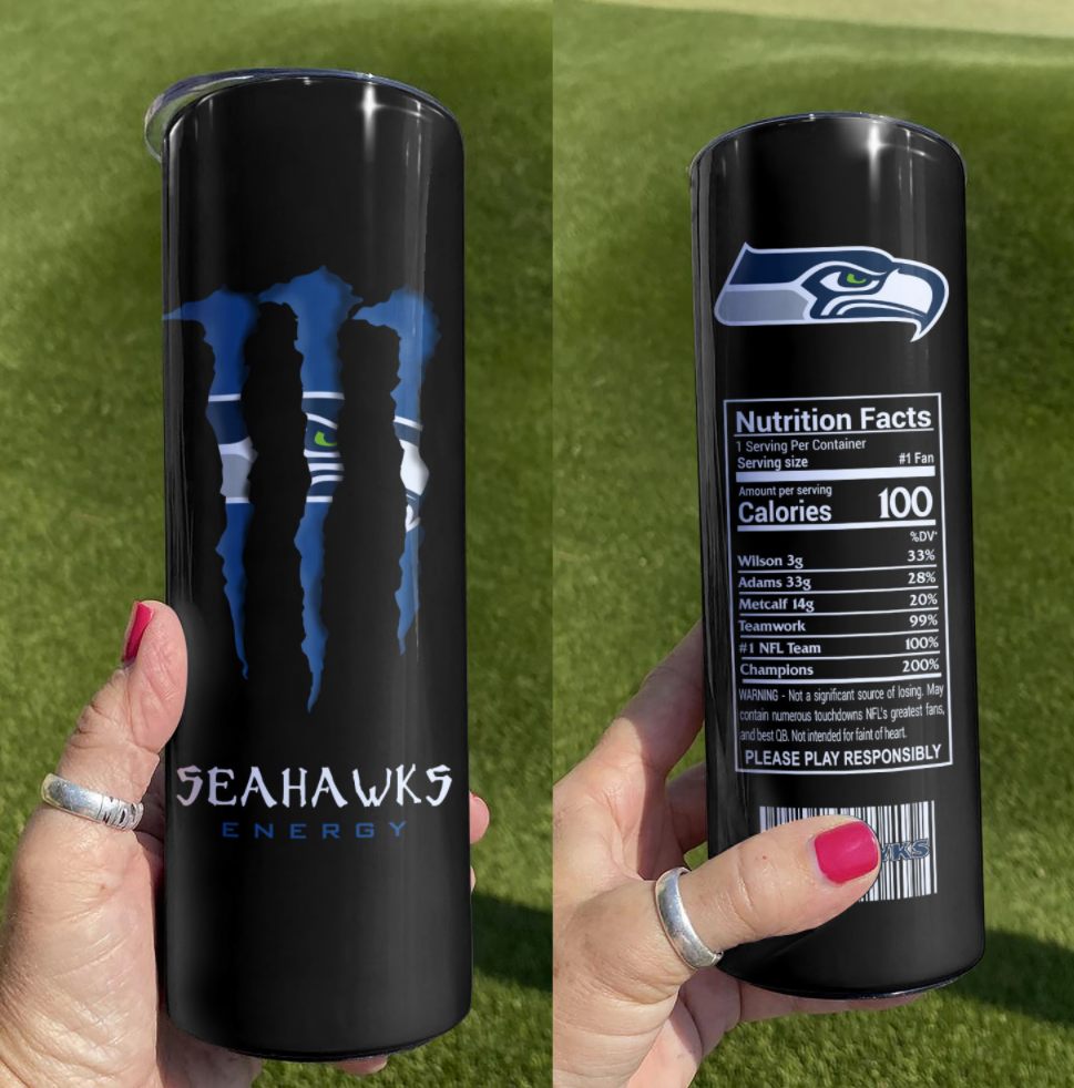 Seahawks Energy skinny tumbler – dnstyles