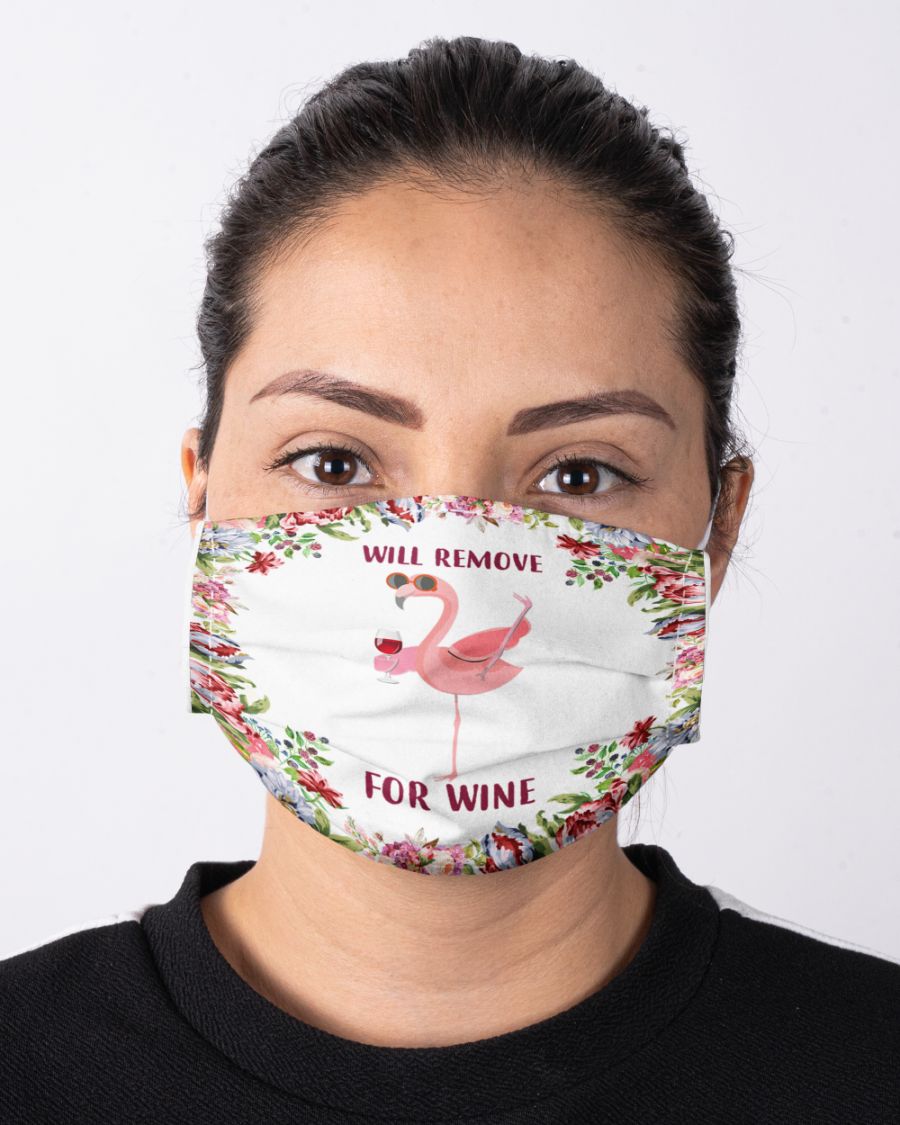 WIll FlamIngo remove for wIne face mask6