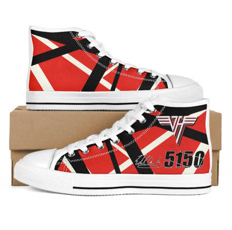Eddie Van Halen 5150 signature high top shoes - dnstyles