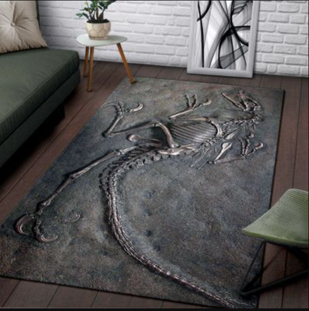 Dinosaur fossil rug – dnstyles