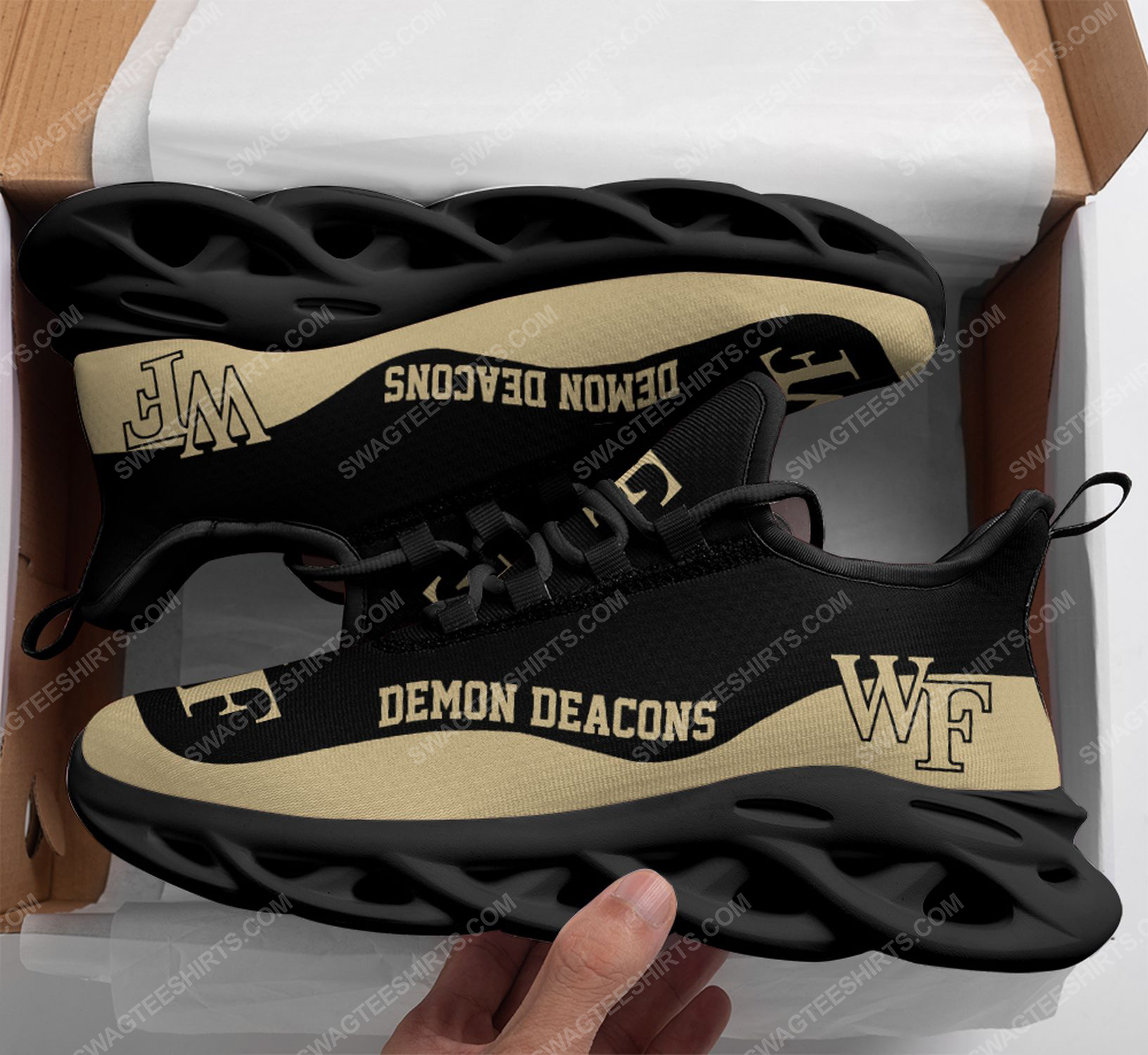 Wake forest demon deacons football team max soul shoes 3