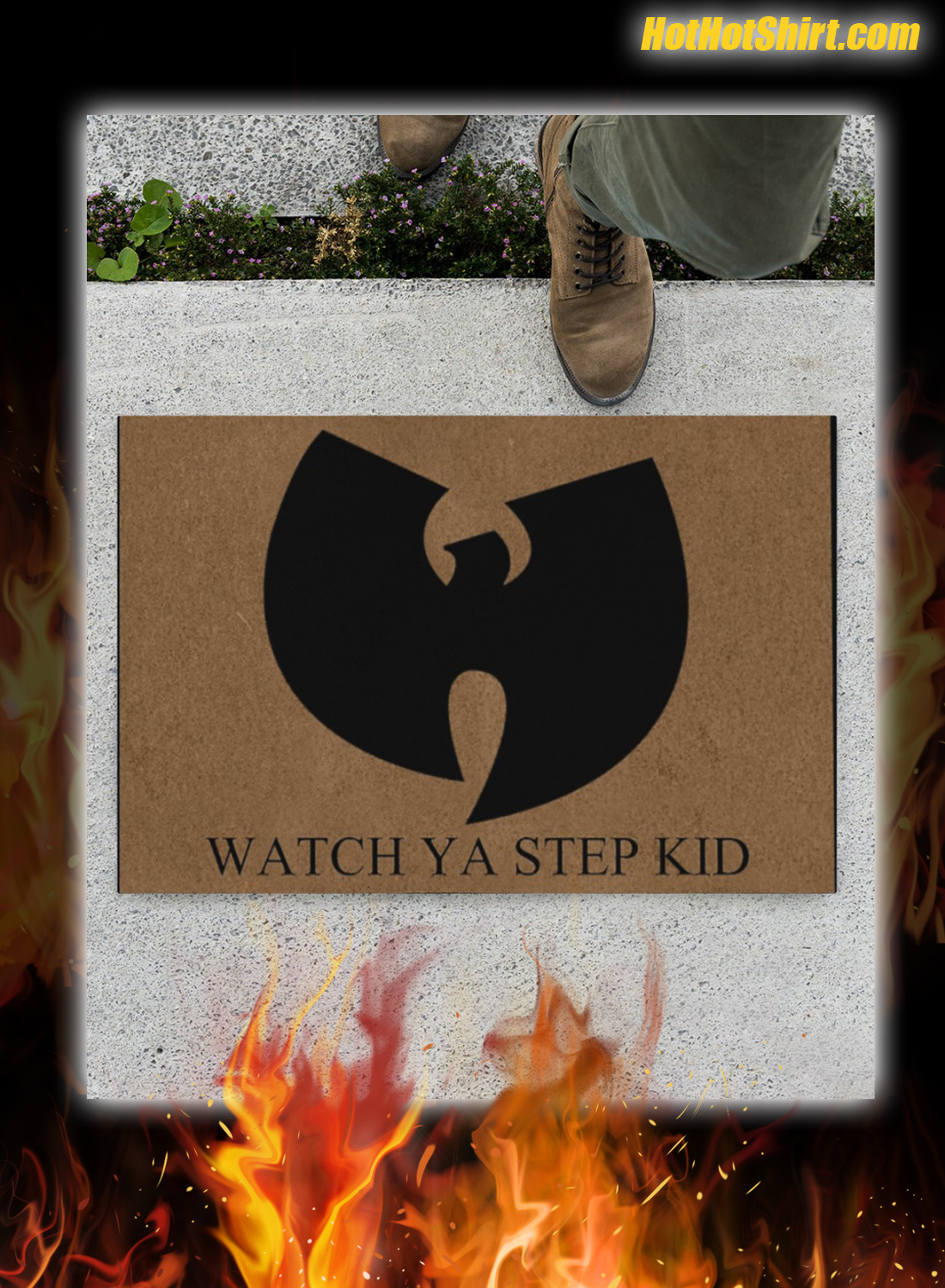 Wu-tang Clan Watch Ya Step Kid Doormat