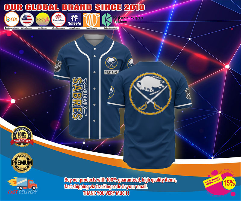 Buffalo sabres baseball jersey shirt 1