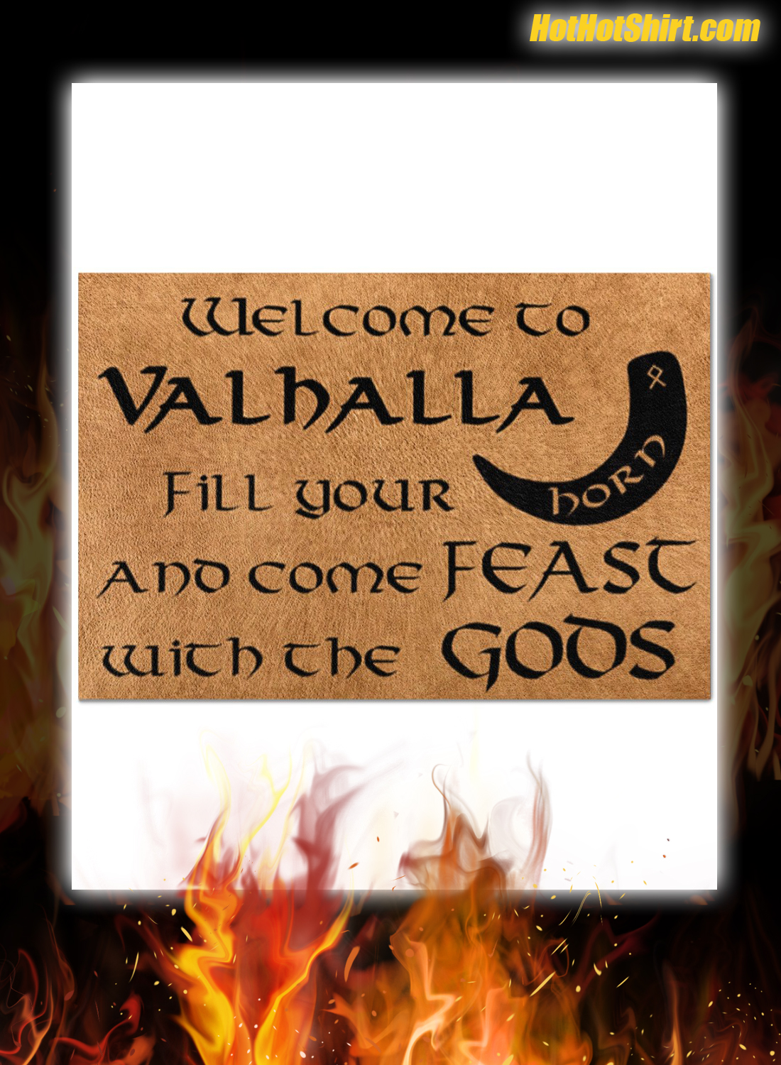 Wellcome to vahalla doormat