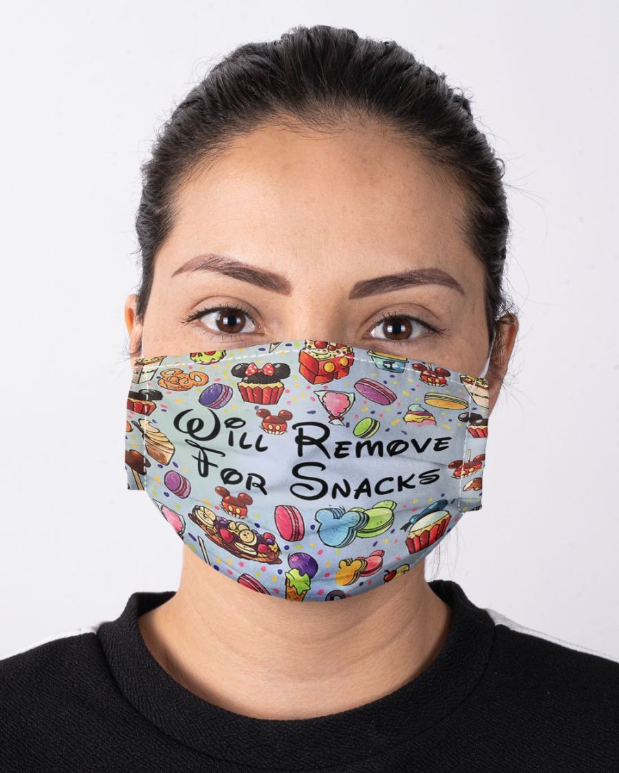 Will remove for snacks face mask 1