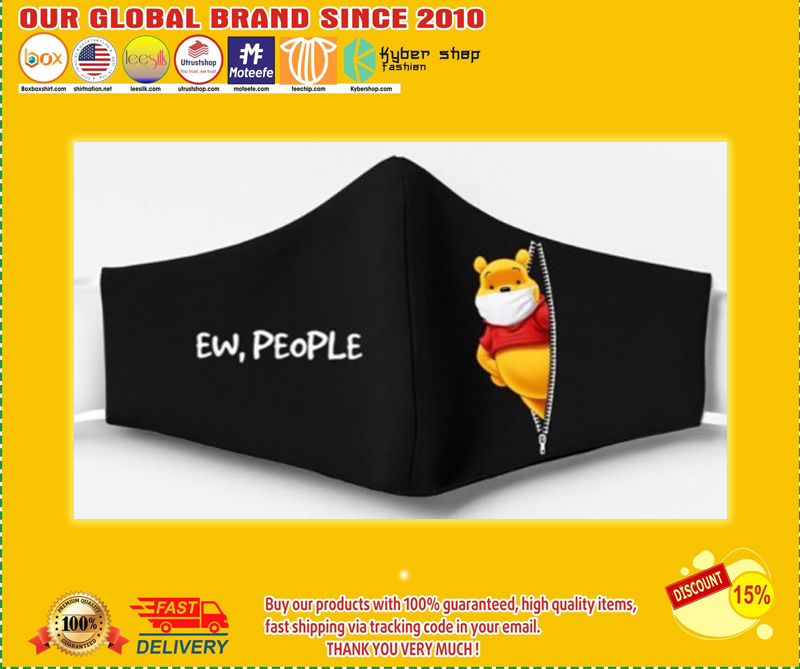 Winnie the pooh ew people full printing face mask