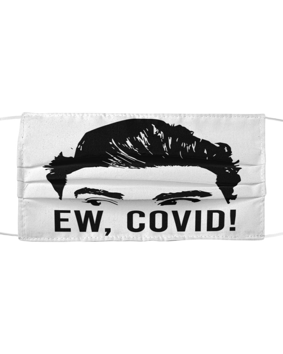 Ew covid with man face mask focus