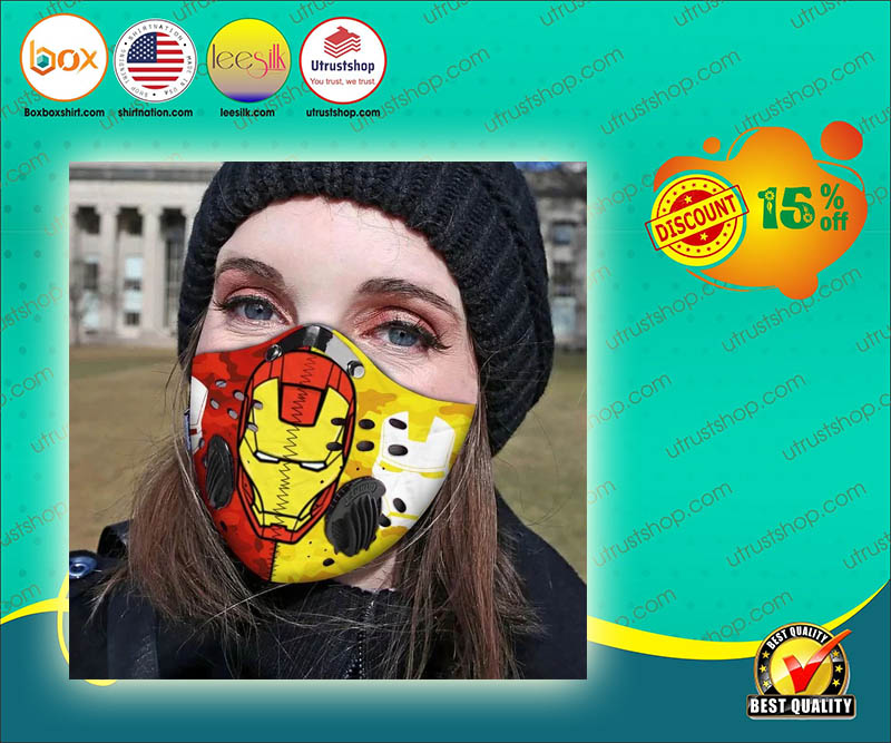 Iron man filter face mask 1