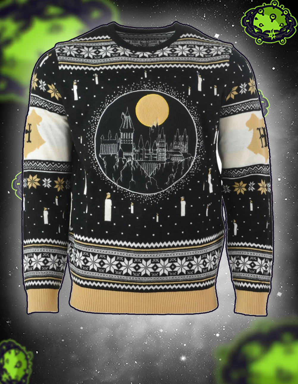 Harry potter hogwarts castle christmas jumper and ugly sweater