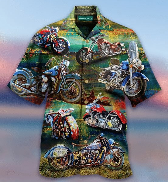 Freedom is a full tank motorcycles hawaiian shirt
