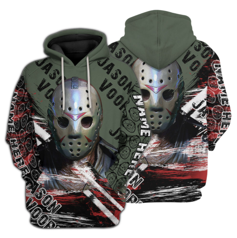 Jason Voorhees Friday the 13th custom name hoodie and sweatshirt 2