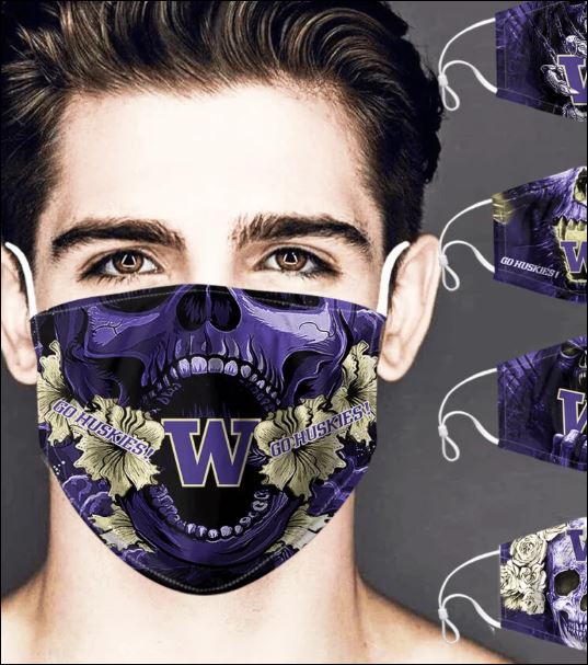 Washington Huskies skull face mask – dnstyles