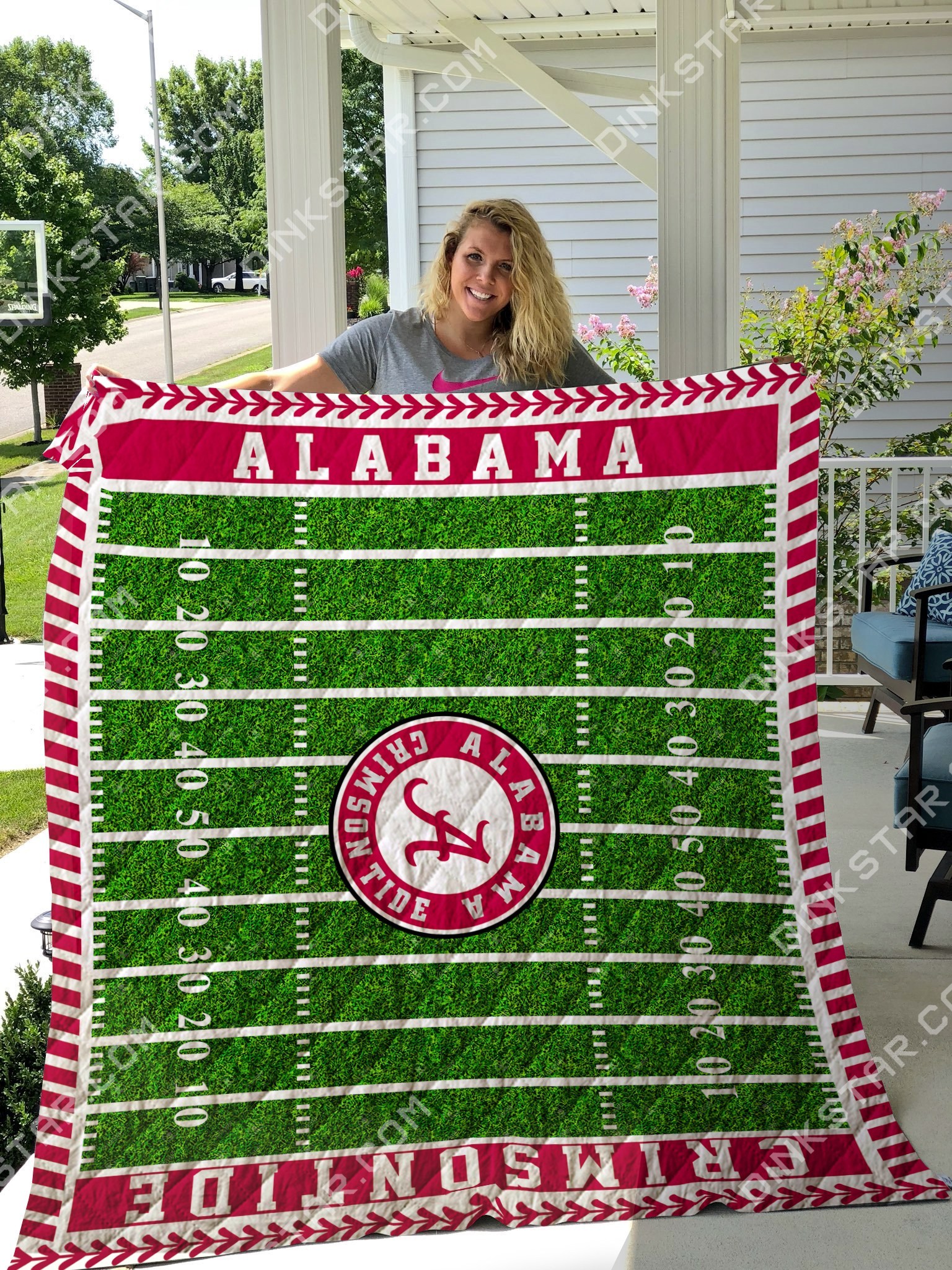 Alabama crimson tide football quilt 4
