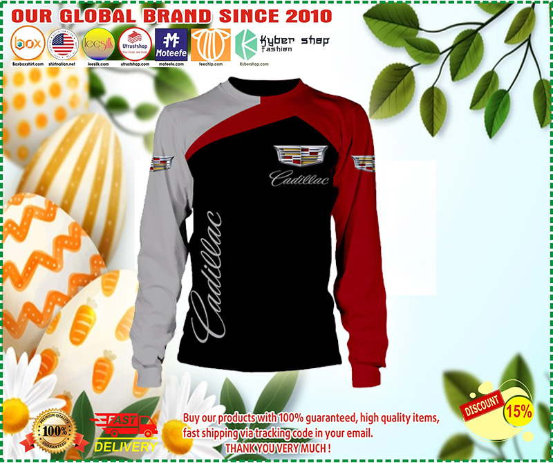 Cadillac 3d full print hoodie and long sleeve
