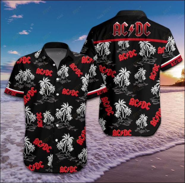 AC DC hawaiian shirt