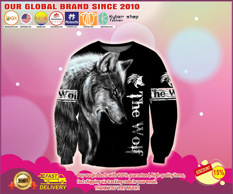 The wolf 3d full print hoodie and sweatshirt