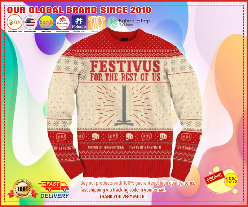 Seinfeld Festivus For The Rest Of Us Christmas Sweater 3