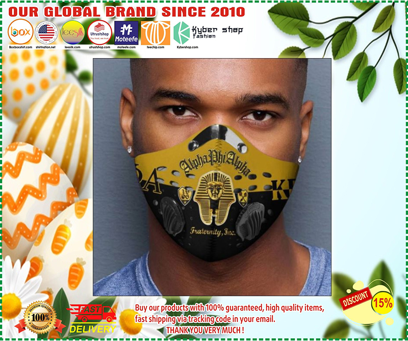 Alpha Phi Alpha fraternity face mask 2