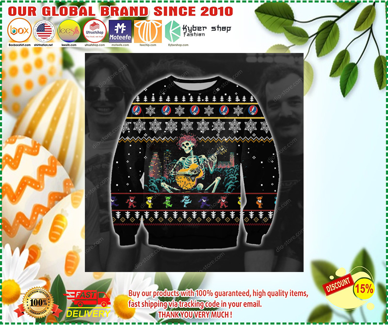 GRATEFUL DEAD UGLY CHRISTMAS SWEATER 1