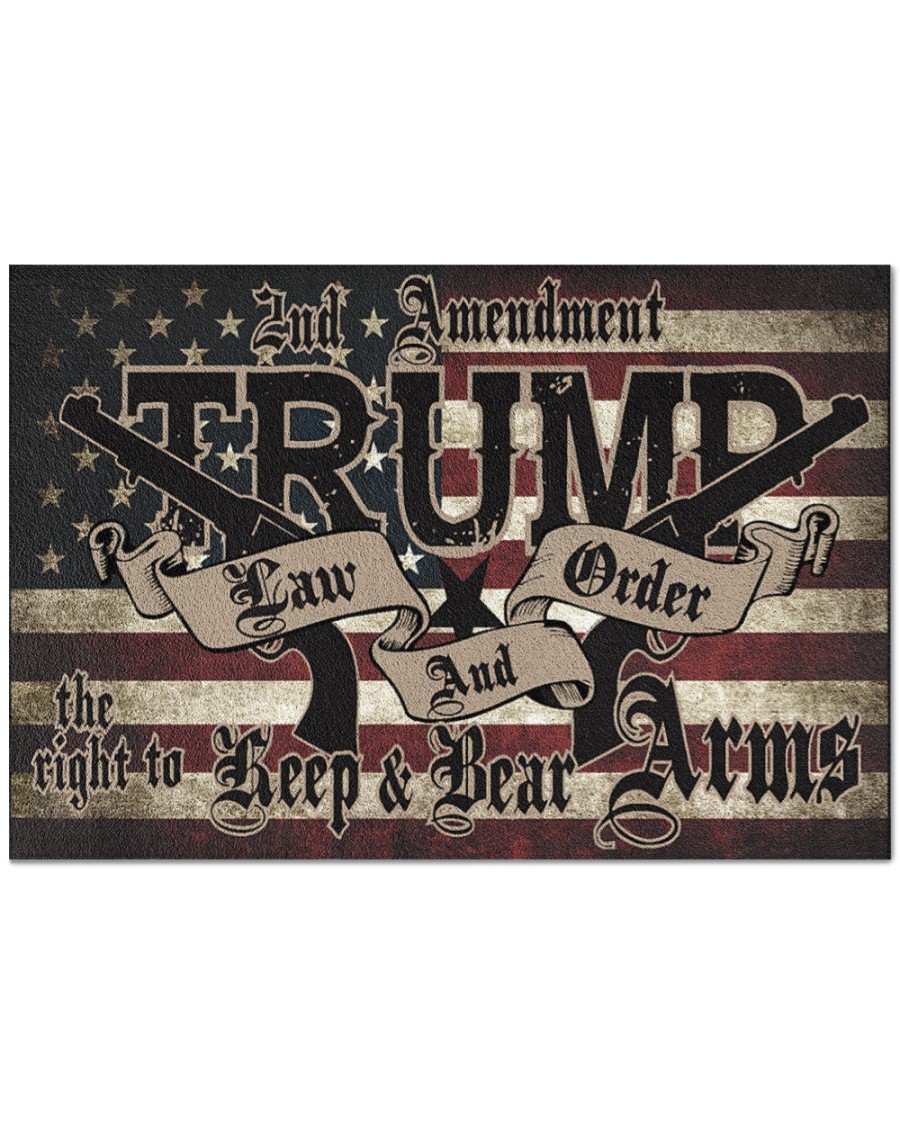 2nd Amendment Trump law and order doormat – LIMITED EDITION