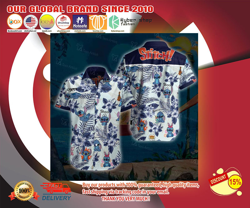 Stitch hawaiian shirt