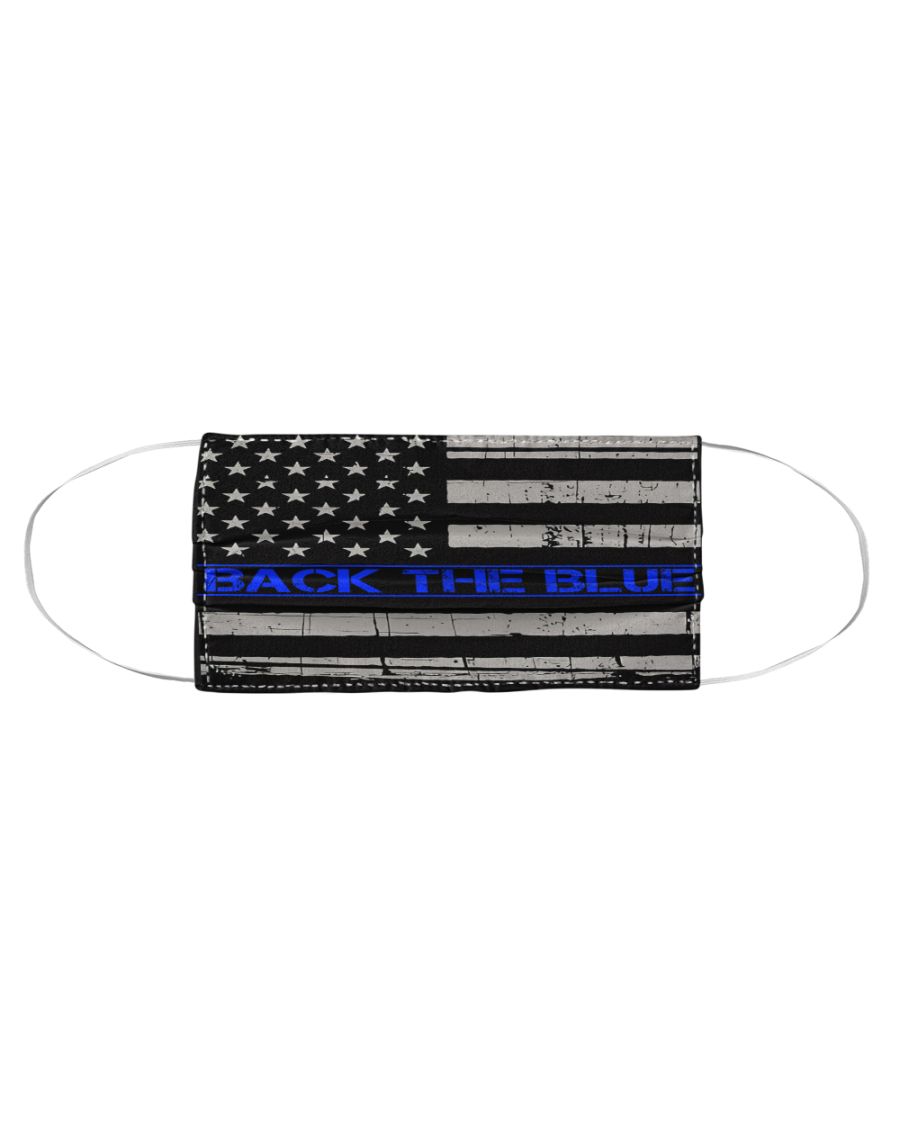 Back the blue american flag face mask 1