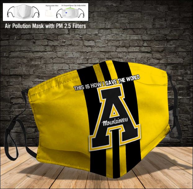 Appalachian State Mountaineers face mask