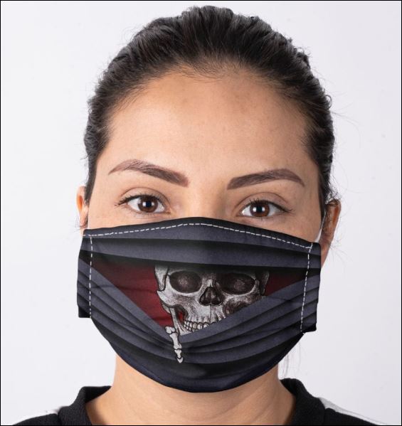 Skull looking face mask – dnstyles