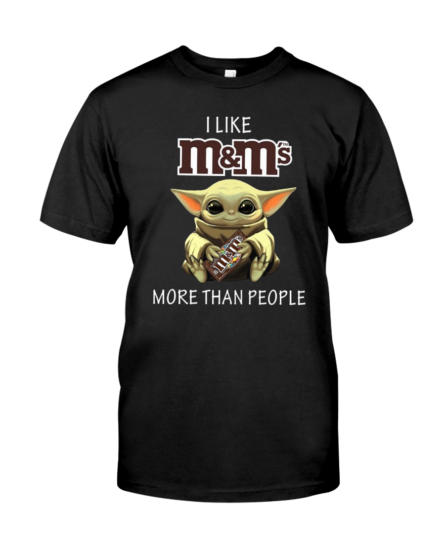 Baby Yoda I like MandM more than people shirt, hoodie, tank top – tml