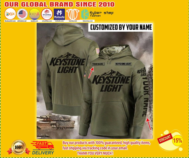 Keystone light 3d full print hoodie 3