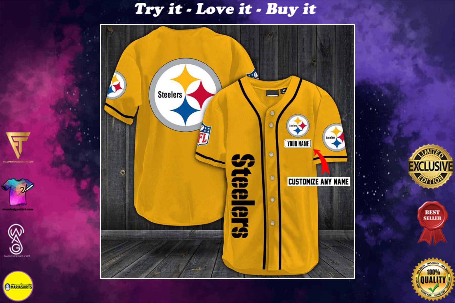 personalized name jersey pittsburgh steelers shirt