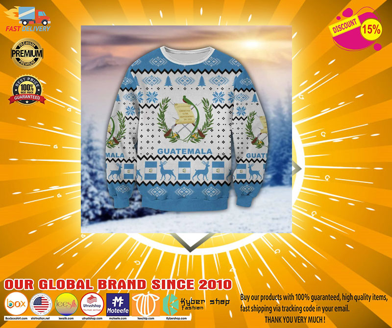 GUATEMALA 3D ALL OVER PRINT UGLY CHRISTMAS SWEATER2