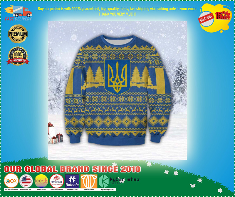 UKRAINA UGLY CHRISTMAS SWEATER 1