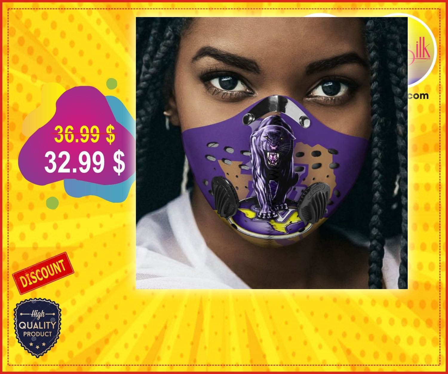 Prairie view A and M university filter face mask – LIMITED EDITION