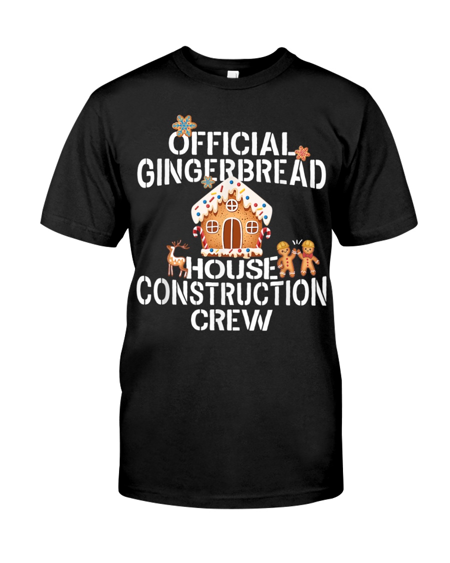 Official Gingerbread House Construction Crew shirt