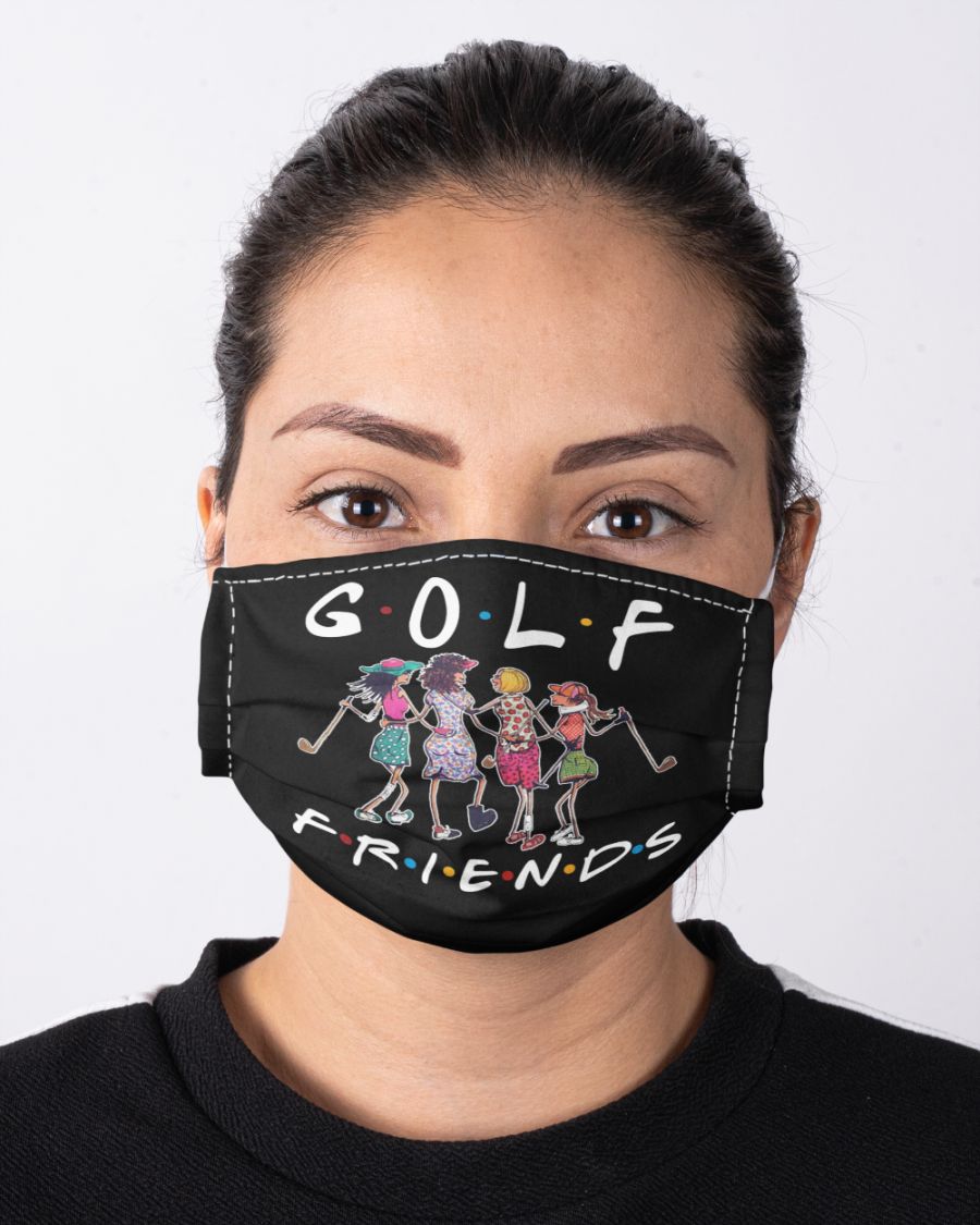 Golf friends face mask