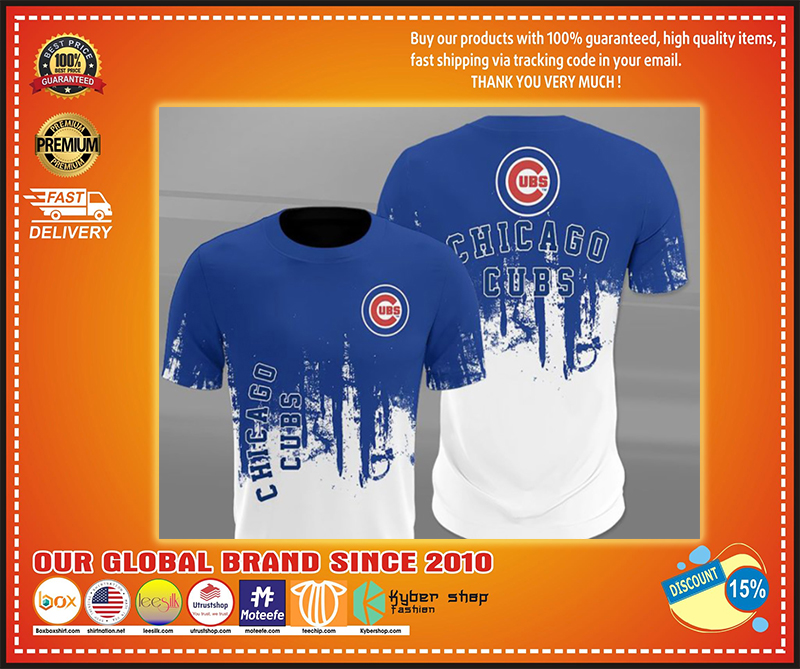 Cubs full printing shirt 3
