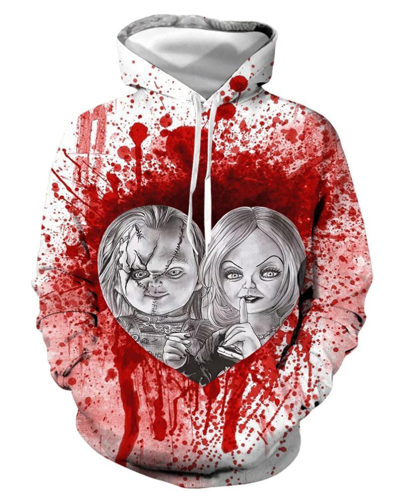 Chucky 3D All Over Print Hoodie