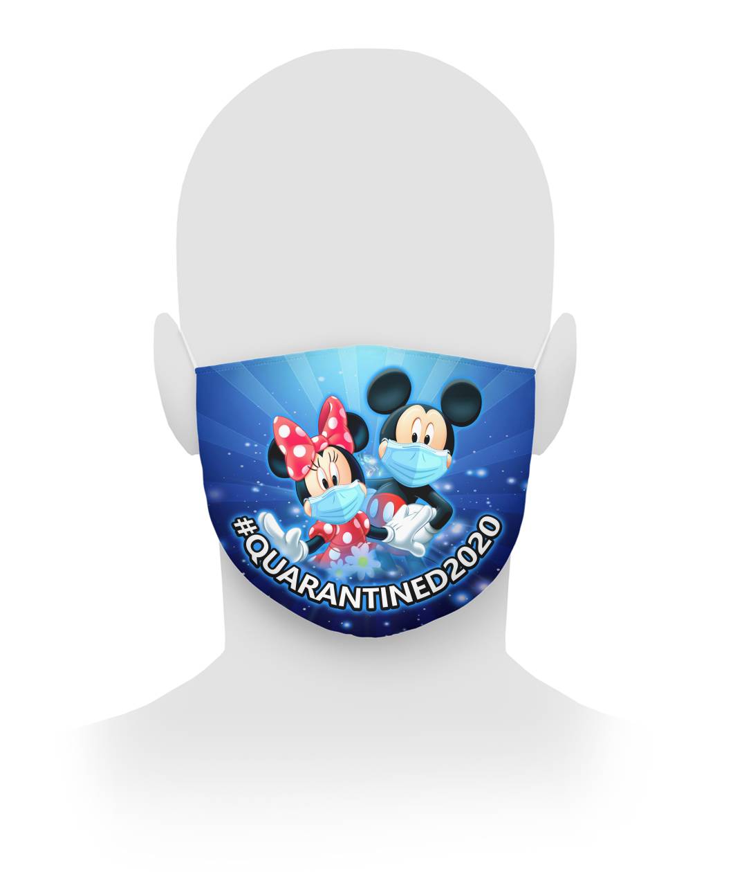 Mickey Mouse & Minnie Mouse cloth mask