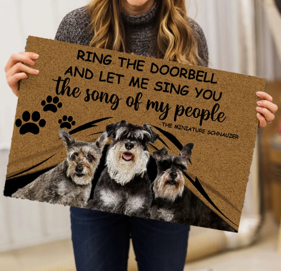 Ring the doorbell and let me sing you the song of people doormat