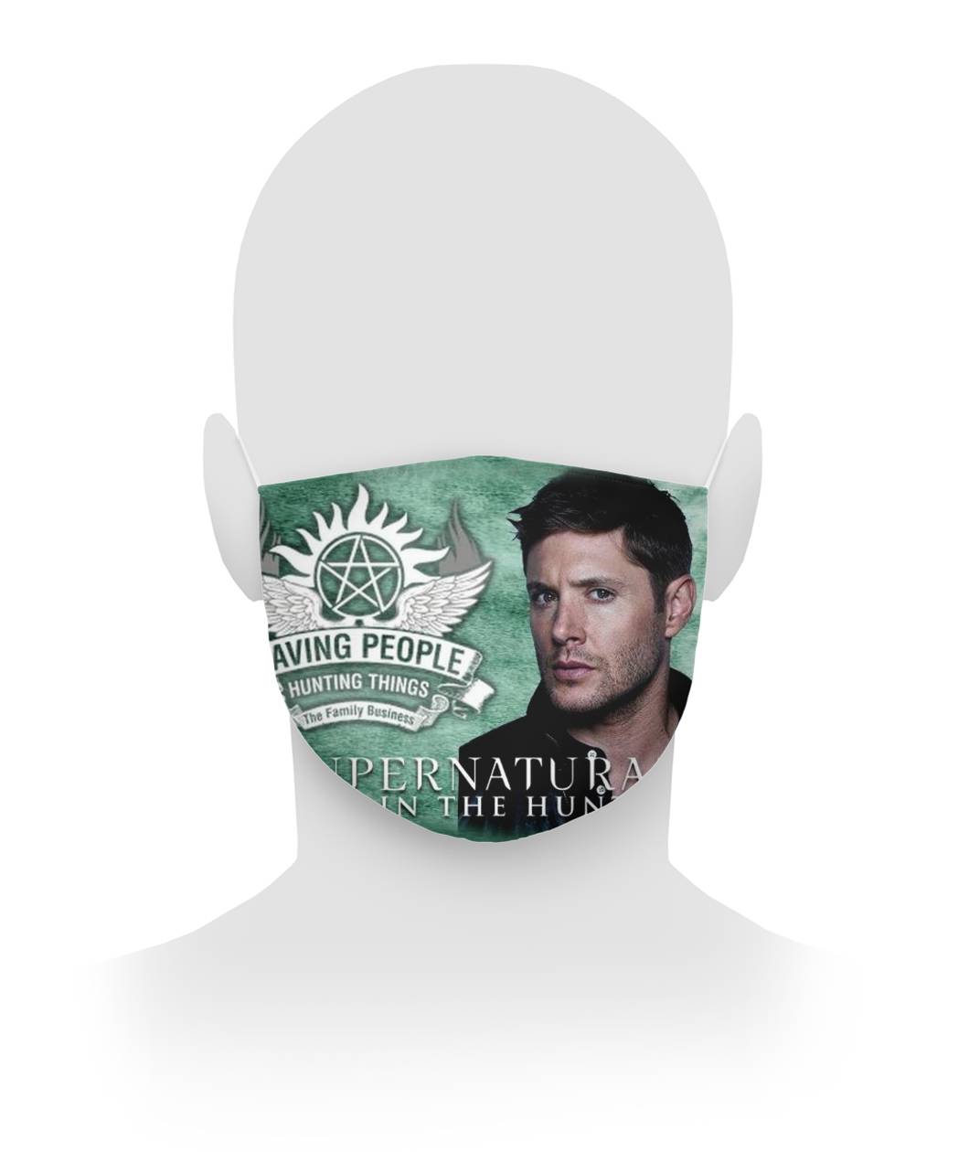Supernatural Dean Winchester face mask - detail