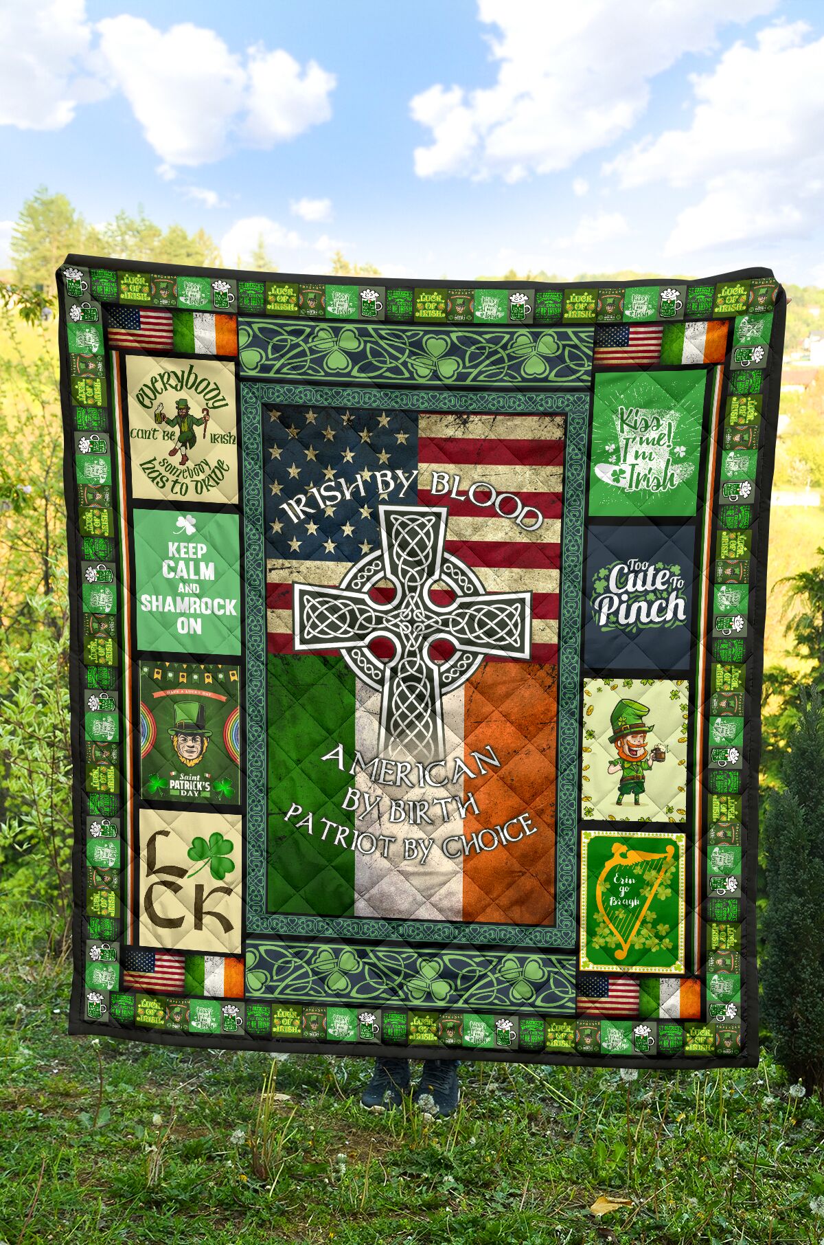 American By Birth, Patriot By Choice 3D Quilt – mytea