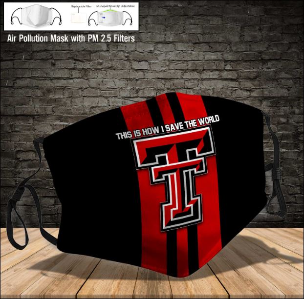 Texas Tech Red Raiders face mask