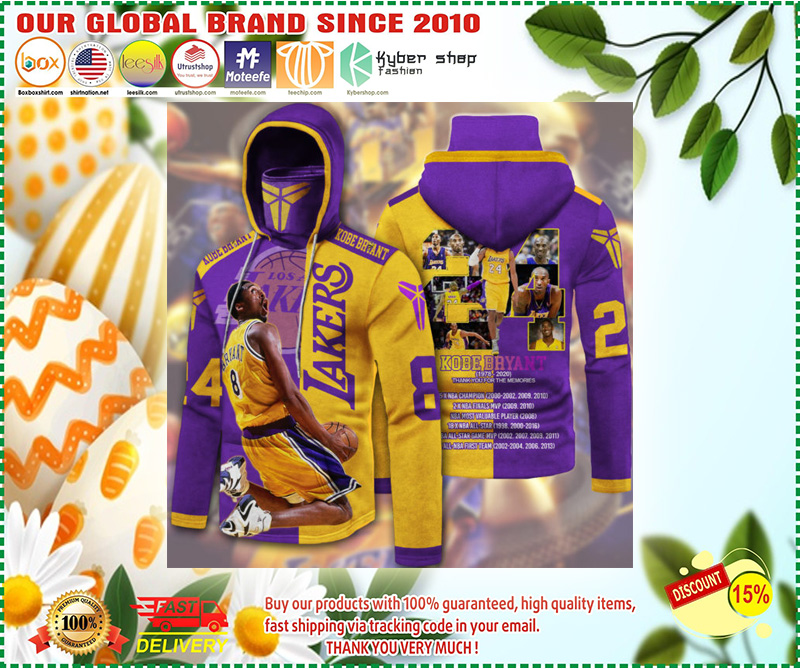 Kobe Bryant Hoodie With Gaiter 3d hoodie 2