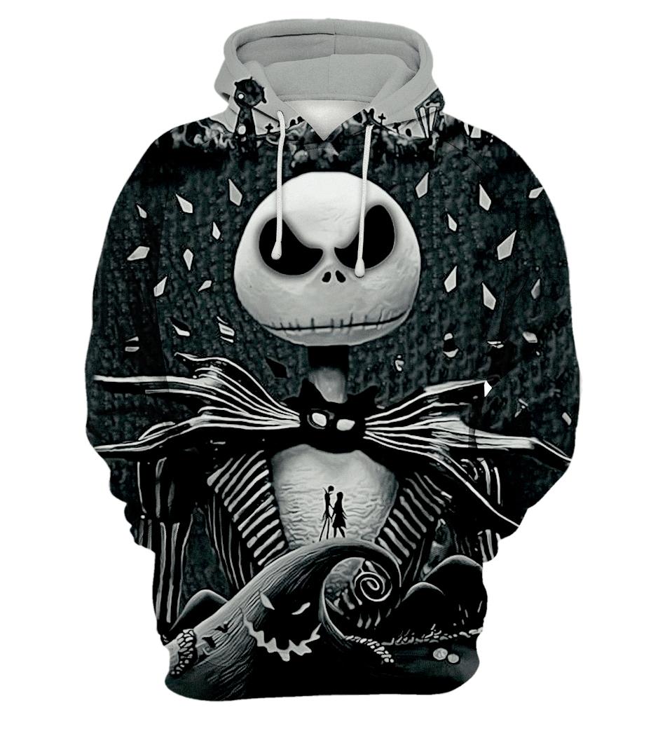Jack skellington 3d printed designer hoodie - maria