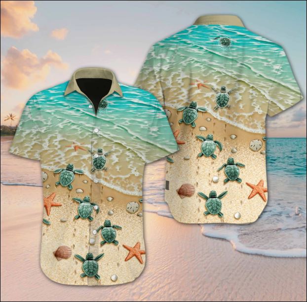 Turtle beach Hawaiian shirt