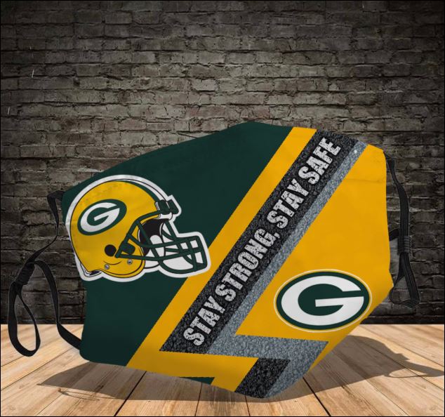 Green Bay Packers stay strong stay safe face mask
