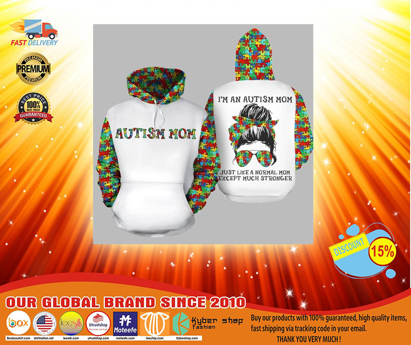 Autism mom 3D Hoodie custom personalized name3